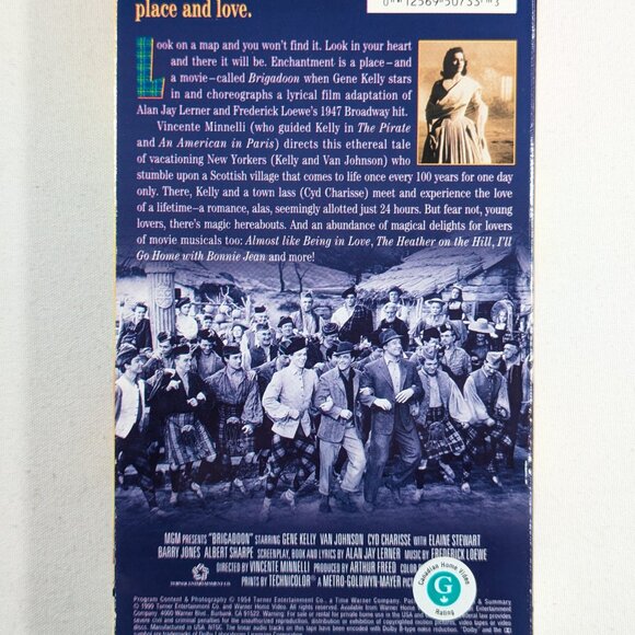 3/$15 BRIGADOON (1954) VHS movie with Gene Kelly - Picture 5 of 6